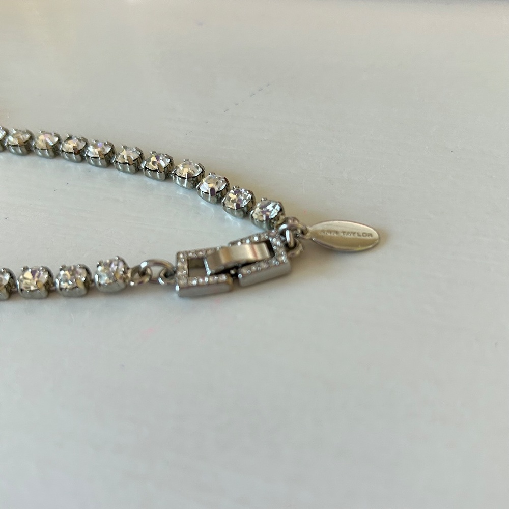 Ann Taylor Rhinestone Statement Necklace - image 6